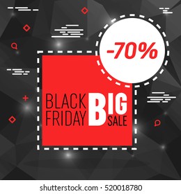 Abstract vector black friday sale layout background. For art template design, list, page, mockup brochure style, banner, idea, cover, booklet, print, flyer, book, blank, card, ad, sign, poster, badge.