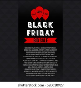 Abstract vector black friday sale layout background. For art template design, list, page, mockup brochure style, banner, idea, cover, booklet, print, flyer, book, blank, card, ad, sign, poster, badge.
