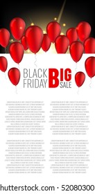 Abstract vector black friday sale layout background. For art template design, list, page, mockup brochure style, banner, idea, cover, booklet, print, flyer, book, blank, card, ad, sign, poster, badge.