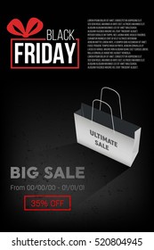 Abstract vector black friday sale layout background. For art template design, list, page, mockup brochure style, banner, idea, cover, booklet, print, flyer, book, blank, card, ad, sign, poster, badge.