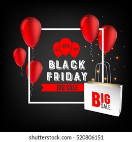 Abstract vector black friday sale layout background. For art template design, list, page, mockup brochure style, banner, idea, cover, booklet, print, flyer, book, blank, card, ad, sign, poster, badge.