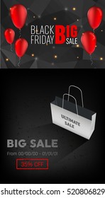 Abstract vector black friday sale layout background. For art template design, list, page, mockup brochure style, banner, idea, cover, booklet, print, flyer, book, blank, card, ad, sign, poster, badge.