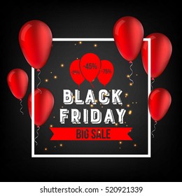 Abstract vector black friday sale layout background. For art template design, list, page, mockup brochure style, banner, idea, cover, booklet, print, flyer, book, blank, card, ad, sign, poster, badge.