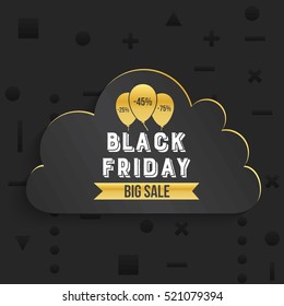 Abstract vector black friday sale layout background. For art template design, list, page, mockup brochure style, banner, idea, cover, booklet, print, flyer, book, blank, card, ad, sign, poster, badge.