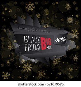 Abstract vector black friday sale layout background. For art template design, list, page, mockup brochure style, banner, idea, cover, booklet, print, flyer, book, blank, card, ad, sign, poster, badge.