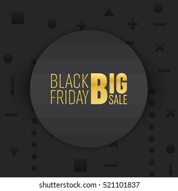Abstract vector black friday sale layout background. For art template design, list, page, mockup brochure style, banner, idea, cover, booklet, print, flyer, book, blank, card, ad, sign, poster, badge.