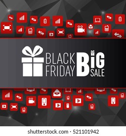 Abstract vector black friday sale layout background. For art template design, list, page, mockup brochure style, banner, idea, cover, booklet, print, flyer, book, blank, card, ad, sign, poster, badge.