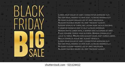 Abstract vector black friday sale layout background. For art template design, list, page, mockup brochure style, banner, idea, cover, booklet, print, flyer, book, blank, card, ad, sign, poster, badge.