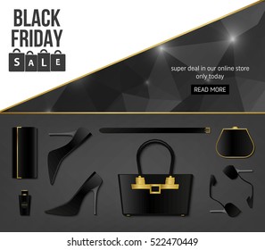 Abstract vector black friday sale layout background. For art template design, list, page, mockup brochure style, banner, idea, cover, booklet, print, flyer, book, blank, card, ad, sign, poster, badge.