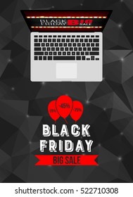 Abstract vector black friday sale layout background. For art template design, list, page, mockup brochure style, banner, idea, cover, booklet, print, flyer, book, blank, card, ad, sign, poster, badge.