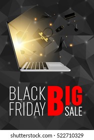 Abstract vector black friday sale layout background. For art template design, list, page, mockup brochure style, banner, idea, cover, booklet, print, flyer, book, blank, card, ad, sign, poster, badge.