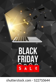 Abstract vector black friday sale layout background. For art template design, list, page, mockup brochure style, banner, idea, cover, booklet, print, flyer, book, blank, card, ad, sign, poster, badge.