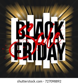 Abstract vector black friday sale layout background. For art template design, list, page, mockup brochure style, banner, idea, cover, booklet, print, flyer, book, blank, card, ad, sign, poster, badge.