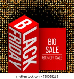 Abstract vector black friday sale layout background. For art template design, list, page, mockup brochure style, banner, idea, cover, booklet, print, flyer, book, blank, card, ad, sign, poster, badge.