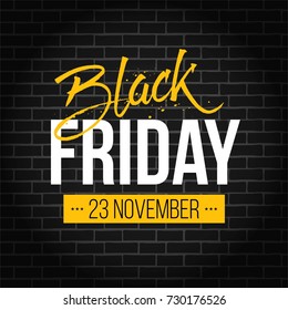 Abstract vector black friday sale layout background. For art template design, list, page, mockup brochure style, banner, idea, cover, booklet, print, flyer, book, blank, card, ad, sign, poster, badge.