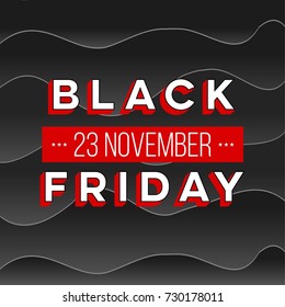 Abstract vector black friday sale layout background. For art template design, list, page, mockup brochure style, banner, idea, cover, booklet, print, flyer, book, blank, card, ad, sign, poster, badge.