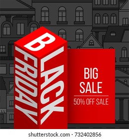 Abstract vector black friday sale layout background. For art template design, list, page, mockup brochure style, banner, idea, cover, booklet, print, flyer, book, blank, card, ad, sign, poster, badge.