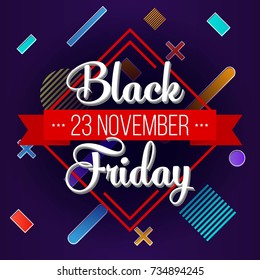 Abstract vector black friday sale layout background. For art template design, list, page, mockup brochure style, banner, idea, cover, booklet, print, flyer, book, blank, card, ad, sign, poster, badge.