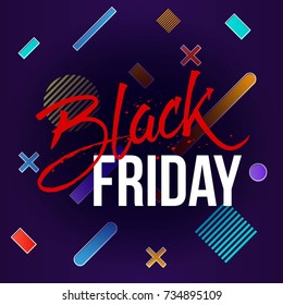 Abstract vector black friday sale layout background. For art template design, list, page, mockup brochure style, banner, idea, cover, booklet, print, flyer, book, blank, card, ad, sign, poster, badge.
