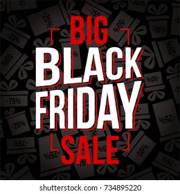 Abstract vector black friday sale layout background. For art template design, list, page, mockup brochure style, banner, idea, cover, booklet, print, flyer, book, blank, card, ad, sign, poster, badge.