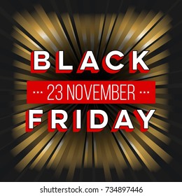 Abstract vector black friday sale layout background. For art template design, list, page, mockup brochure style, banner, idea, cover, booklet, print, flyer, book, blank, card, ad, sign, poster, badge.