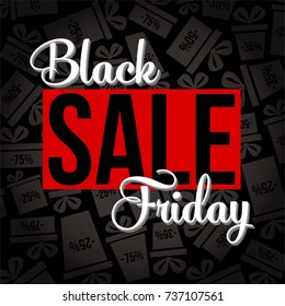 Abstract vector black friday sale layout background. For art template design, list, page, mockup brochure style, banner, idea, cover, booklet, print, flyer, book, blank, card, ad, sign, poster, badge.
