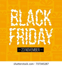 Abstract vector black friday sale layout background. For art template design, list, page, mockup brochure style, banner, idea, cover, booklet, print, flyer, book, blank, card, ad, sign, poster, badge.