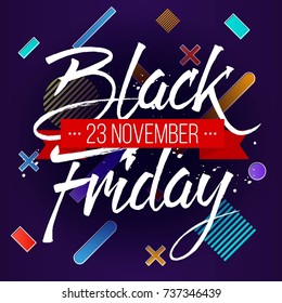 Abstract vector black friday sale layout background. For art template design, list, page, mockup brochure style, banner, idea, cover, booklet, print, flyer, book, blank, card, ad, sign, poster, badge.