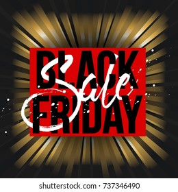 Abstract vector black friday sale layout background. For art template design, list, page, mockup brochure style, banner, idea, cover, booklet, print, flyer, book, blank, card, ad, sign, poster, badge.