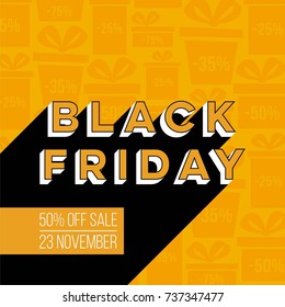 Abstract vector black friday sale layout background. For art template design, list, page, mockup brochure style, banner, idea, cover, booklet, print, flyer, book, blank, card, ad, sign, poster, badge.