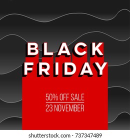 Abstract vector black friday sale layout background. For art template design, list, page, mockup brochure style, banner, idea, cover, booklet, print, flyer, book, blank, card, ad, sign, poster, badge.