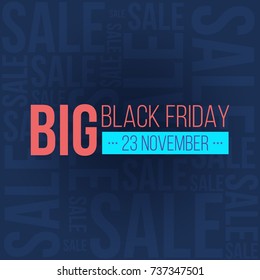 Abstract vector black friday sale layout background. For art template design, list, page, mockup brochure style, banner, idea, cover, booklet, print, flyer, book, blank, card, ad, sign, poster, badge.