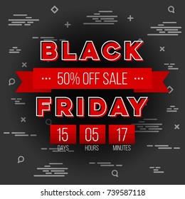 Abstract vector black friday sale layout background. For art template design, list, page, mockup brochure style, banner, idea, cover, booklet, print, flyer, book, blank, card, ad, sign, poster, badge.