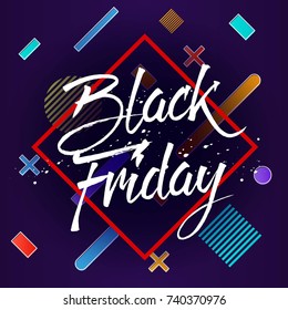 Abstract vector black friday sale layout background. For art template design, list, page, mockup brochure style, banner, idea, cover, booklet, print, flyer, book, blank, card, ad, sign, poster, badge.