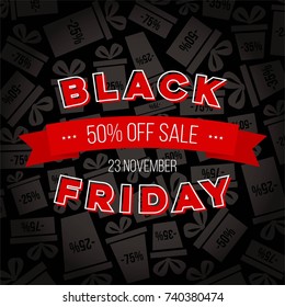 Abstract vector black friday sale layout background. For art template design, list, page, mockup brochure style, banner, idea, cover, booklet, print, flyer, book, blank, card, ad, sign, poster, badge.