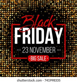 Abstract vector black friday sale layout background. For art template design, list, page, mockup brochure style, banner, idea, cover, booklet, print, flyer, book, blank, card, ad, sign, poster, badge.