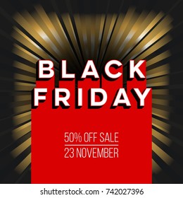 Abstract vector black friday sale layout background. For art template design, list, page, mockup brochure style, banner, idea, cover, booklet, print, flyer, book, blank, card, ad, sign, poster, badge.