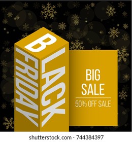 Abstract vector black friday sale layout background. For art template design, list, page, mockup brochure style, banner, idea, cover, booklet, print, flyer, book, blank, card, ad, sign, poster, badge.