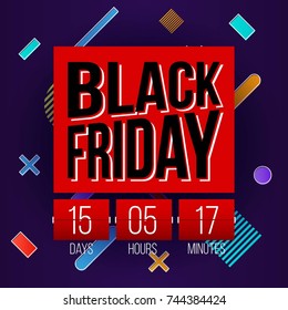 Abstract vector black friday sale layout background. For art template design, list, page, mockup brochure style, banner, idea, cover, booklet, print, flyer, book, blank, card, ad, sign, poster, badge.
