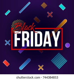 Abstract vector black friday sale layout background. For art template design, list, page, mockup brochure style, banner, idea, cover, booklet, print, flyer, book, blank, card, ad, sign, poster, badge.