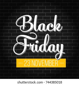 Abstract vector black friday sale layout background. For art template design, list, page, mockup brochure style, banner, idea, cover, booklet, print, flyer, book, blank, card, ad, sign, poster, badge.