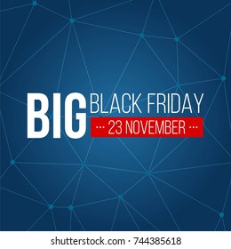 Abstract vector black friday sale layout background. For art template design, list, page, mockup brochure style, banner, idea, cover, booklet, print, flyer, book, blank, card, ad, sign, poster, badge.