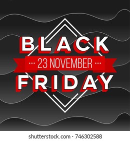 Abstract vector black friday sale layout background. For art template design, list, page, mockup brochure style, banner, idea, cover, booklet, print, flyer, book, blank, card, ad, sign, poster, badge.