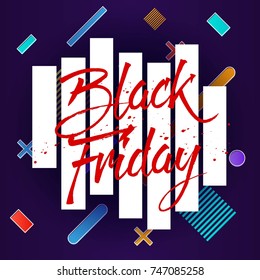 Abstract vector black friday sale layout background. For art template design, list, page, mockup brochure style, banner, idea, cover, booklet, print, flyer, book, blank, card, ad, sign, poster, badge.