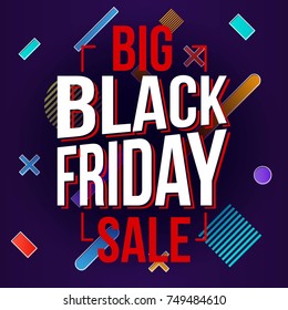 Abstract vector black friday sale layout background. For art template design, list, page, mockup brochure style, banner, idea, cover, booklet, print, flyer, book, blank, card, ad, sign, poster, badge.