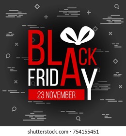 Abstract vector black friday sale layout background. For art template design, list, page, mockup brochure style, banner, idea, cover, booklet, print, flyer, book, blank, card, ad, sign, poster, badge.