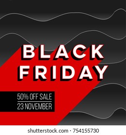 Abstract vector black friday sale layout background. For art template design, list, page, mockup brochure style, banner, idea, cover, booklet, print, flyer, book, blank, card, ad, sign, poster, badge.