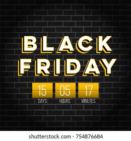 Abstract vector black friday sale layout background. For art template design, list, page, mockup brochure style, banner, idea, cover, booklet, print, flyer, book, blank, card, ad, sign, poster, badge.