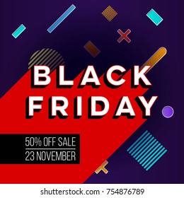 Abstract vector black friday sale layout background. For art template design, list, page, mockup brochure style, banner, idea, cover, booklet, print, flyer, book, blank, card, ad, sign, poster, badge.