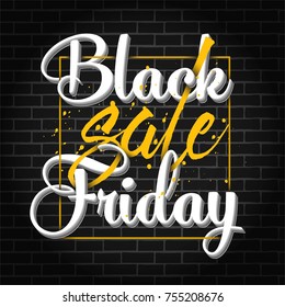 Abstract vector black friday sale layout background. For art template design, list, page, mockup brochure style, banner, idea, cover, booklet, print, flyer, book, blank, card, ad, sign, poster, badge.